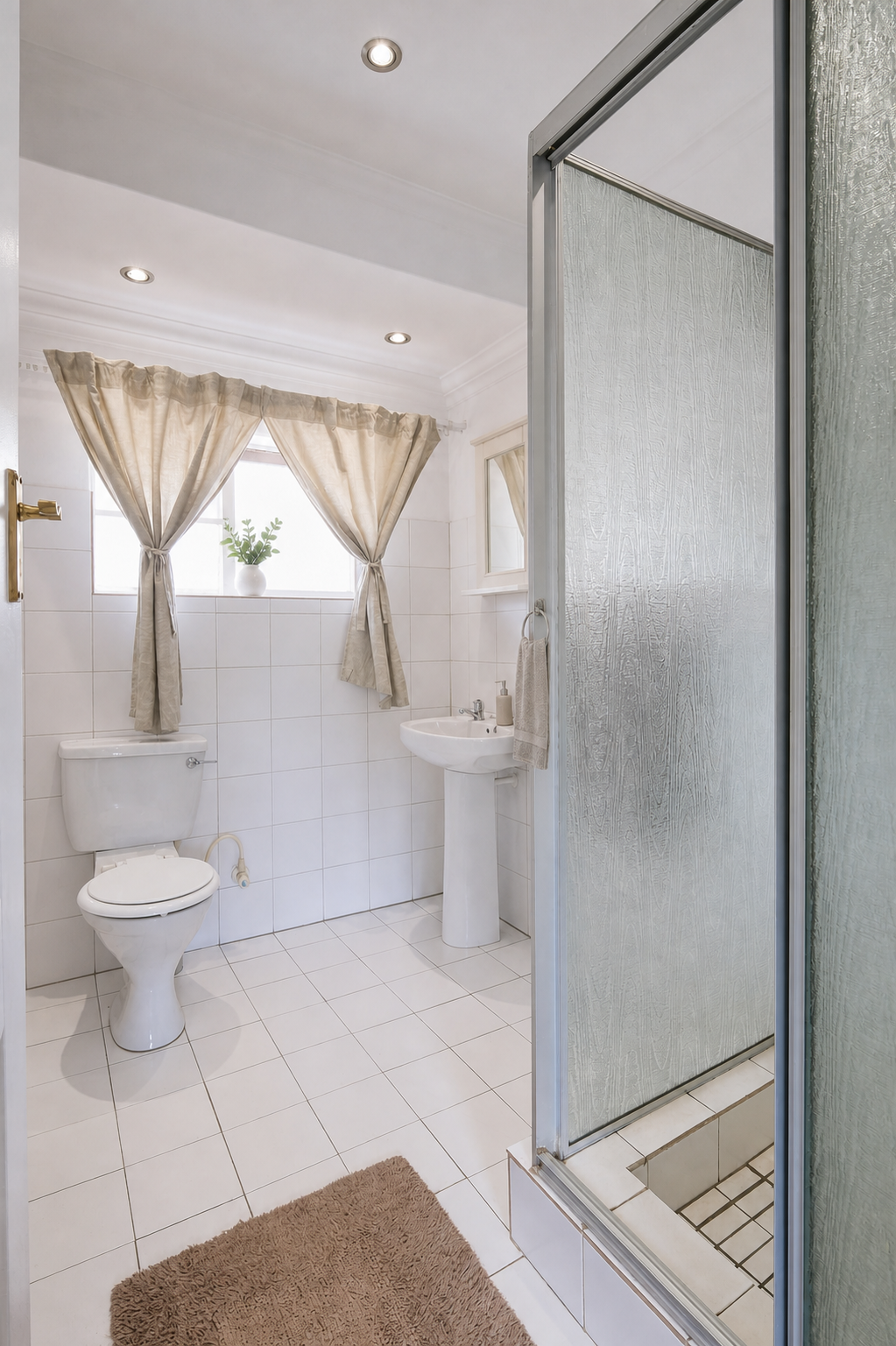 Bathroom after StagenAI staging
